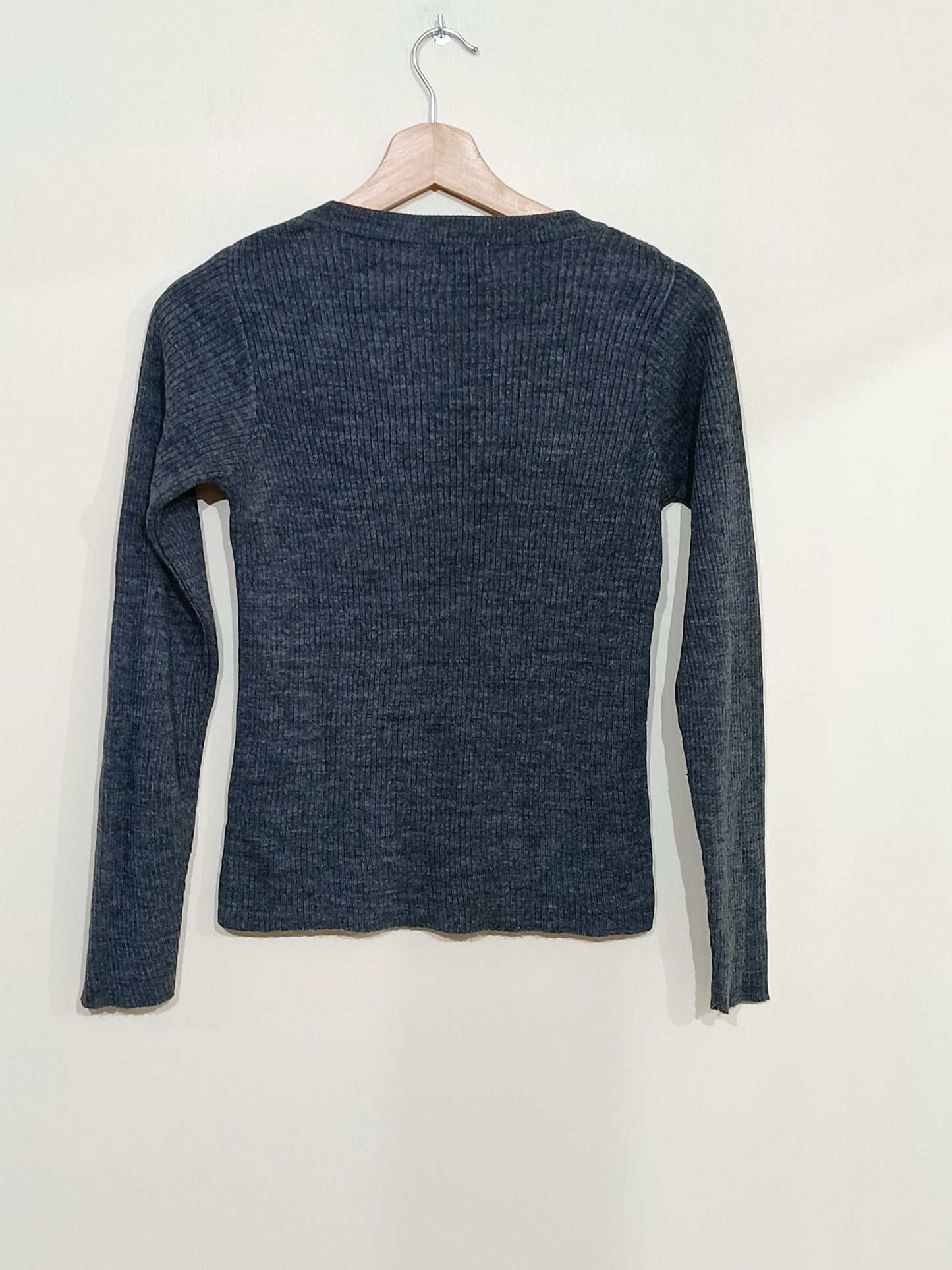 Pull No excuse gris avec col fantaisie Taille 38/40