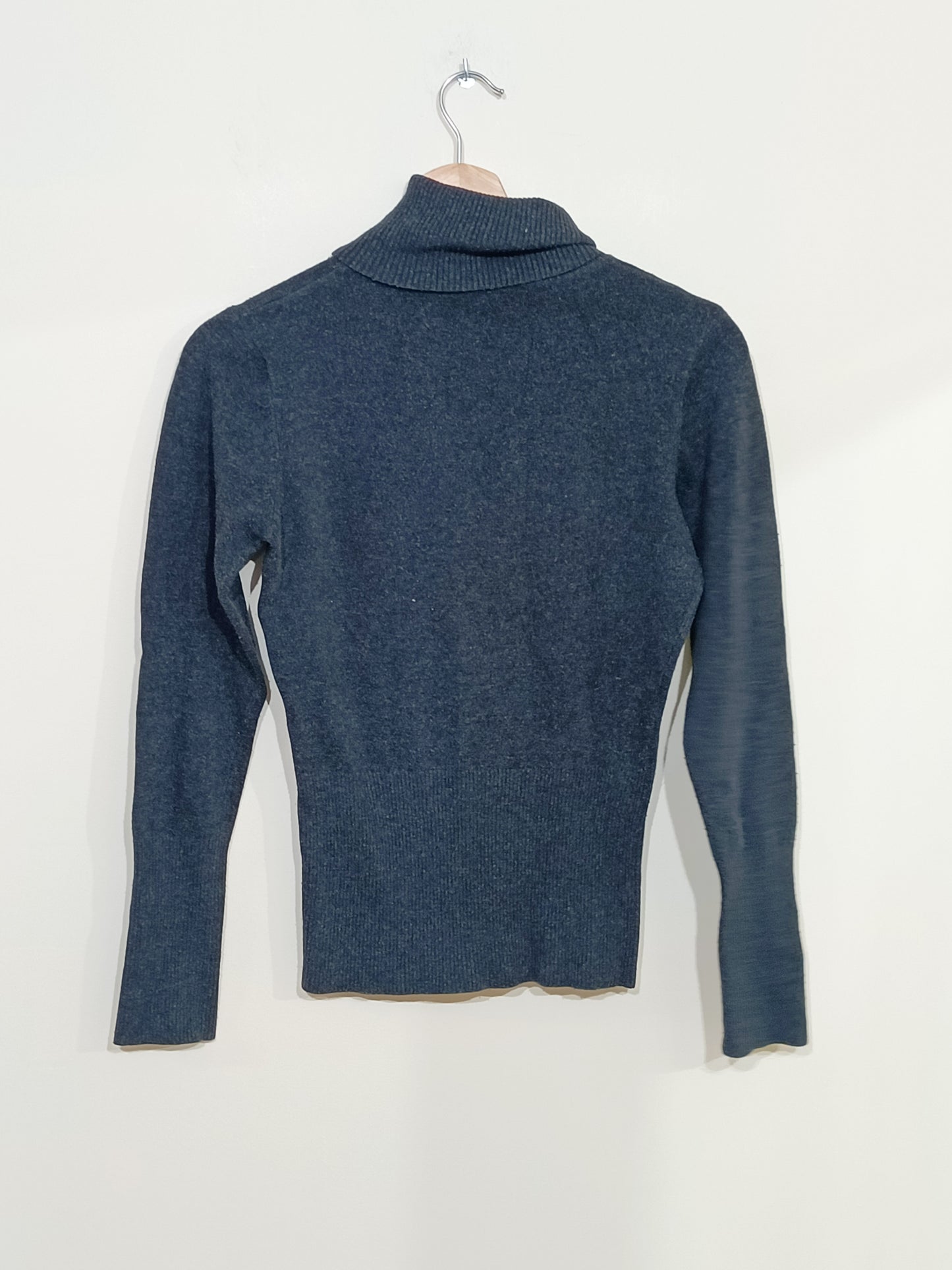 Pull col roulé gris anthracite Taille S