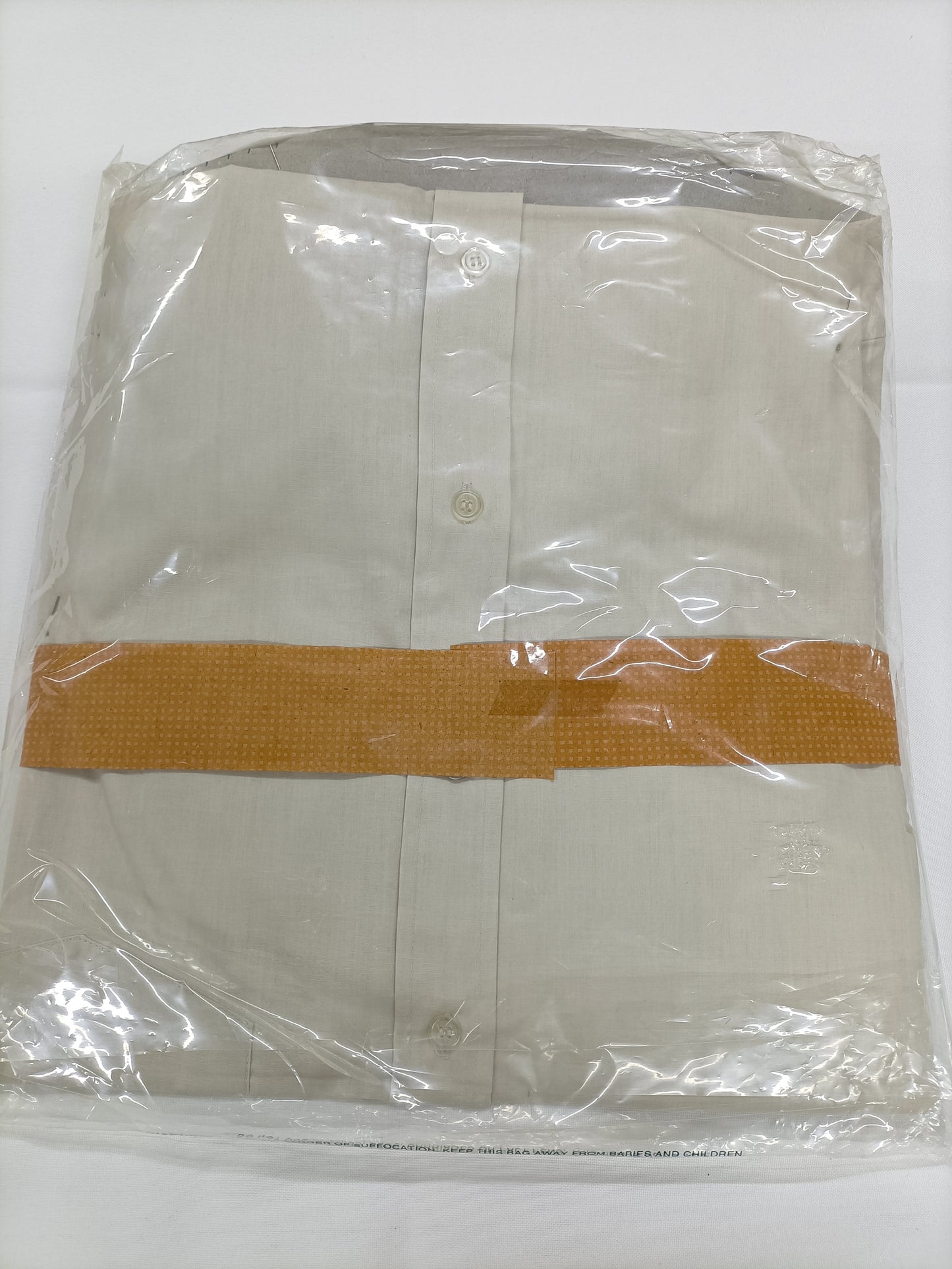 Chemise Timberjack beige Taille 42 (L)