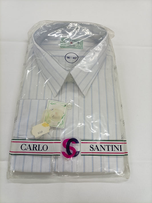 Chemise Carlo Santini rayée Taille 42 (L)