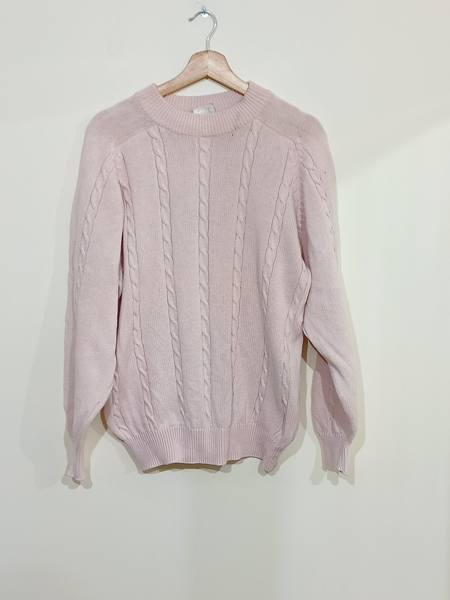 Pull C17 en maille rose pastel Taille M