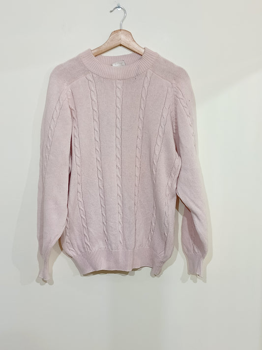 Pull C17 en maille rose pastel Taille M