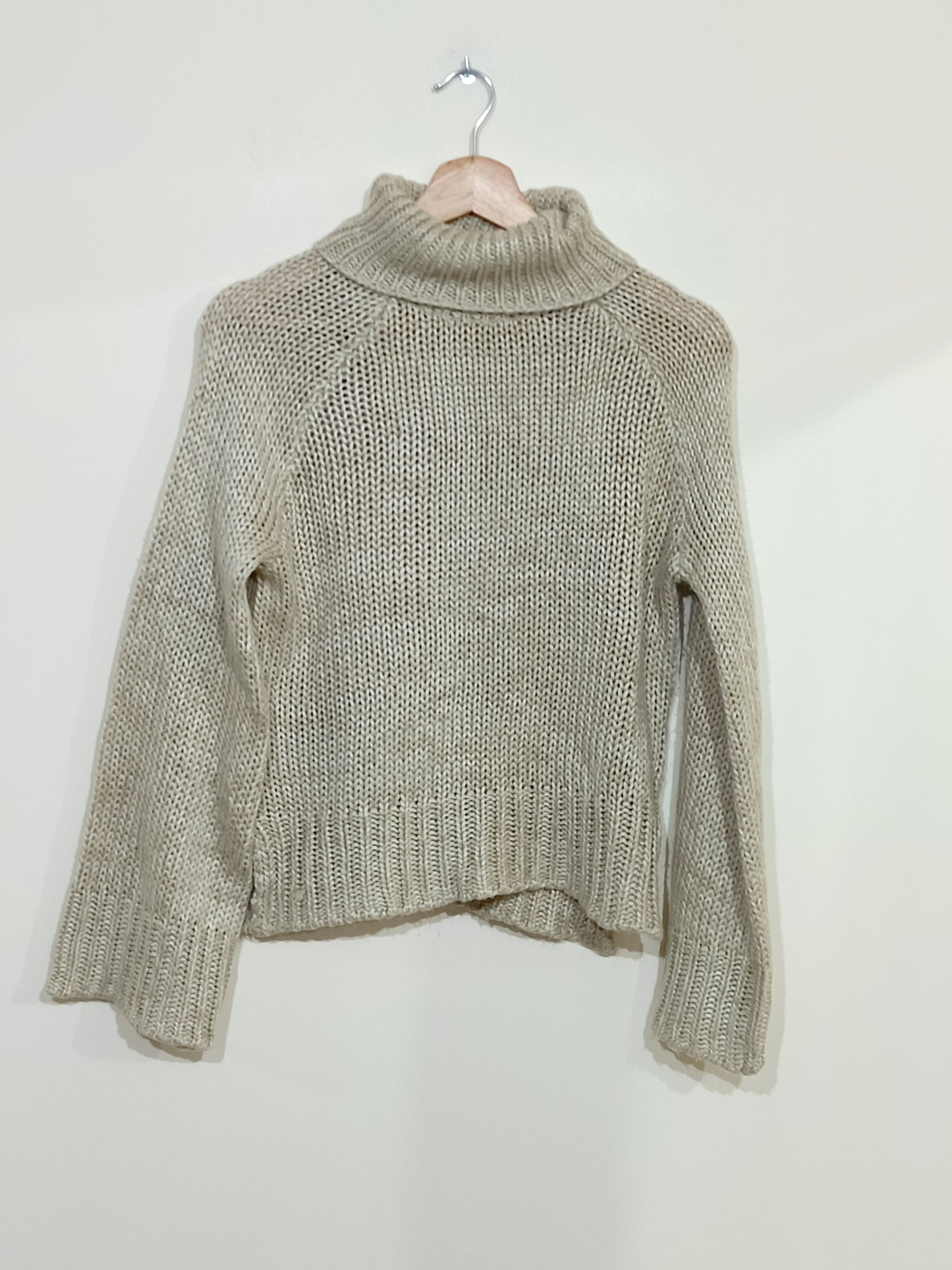 Pull grosses mailles Divided beige Taille XS