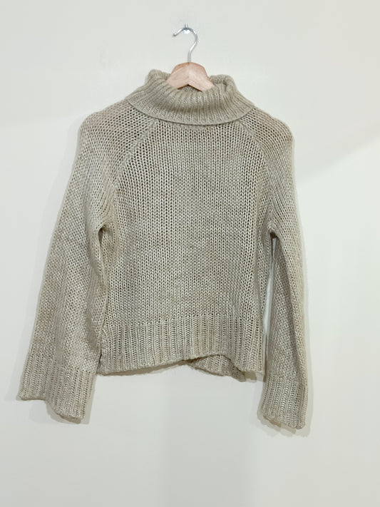 Pull grosses mailles Divided beige Taille XS