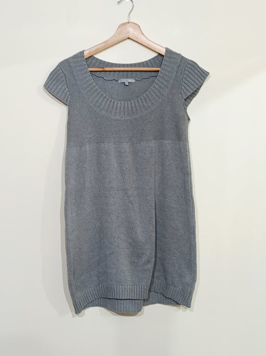 Pull long sans manches Etam gris Taille 40