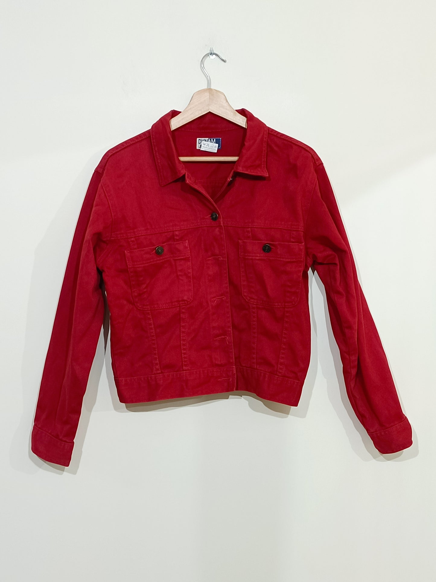 Veste en jeans Dynam rouge Taille M