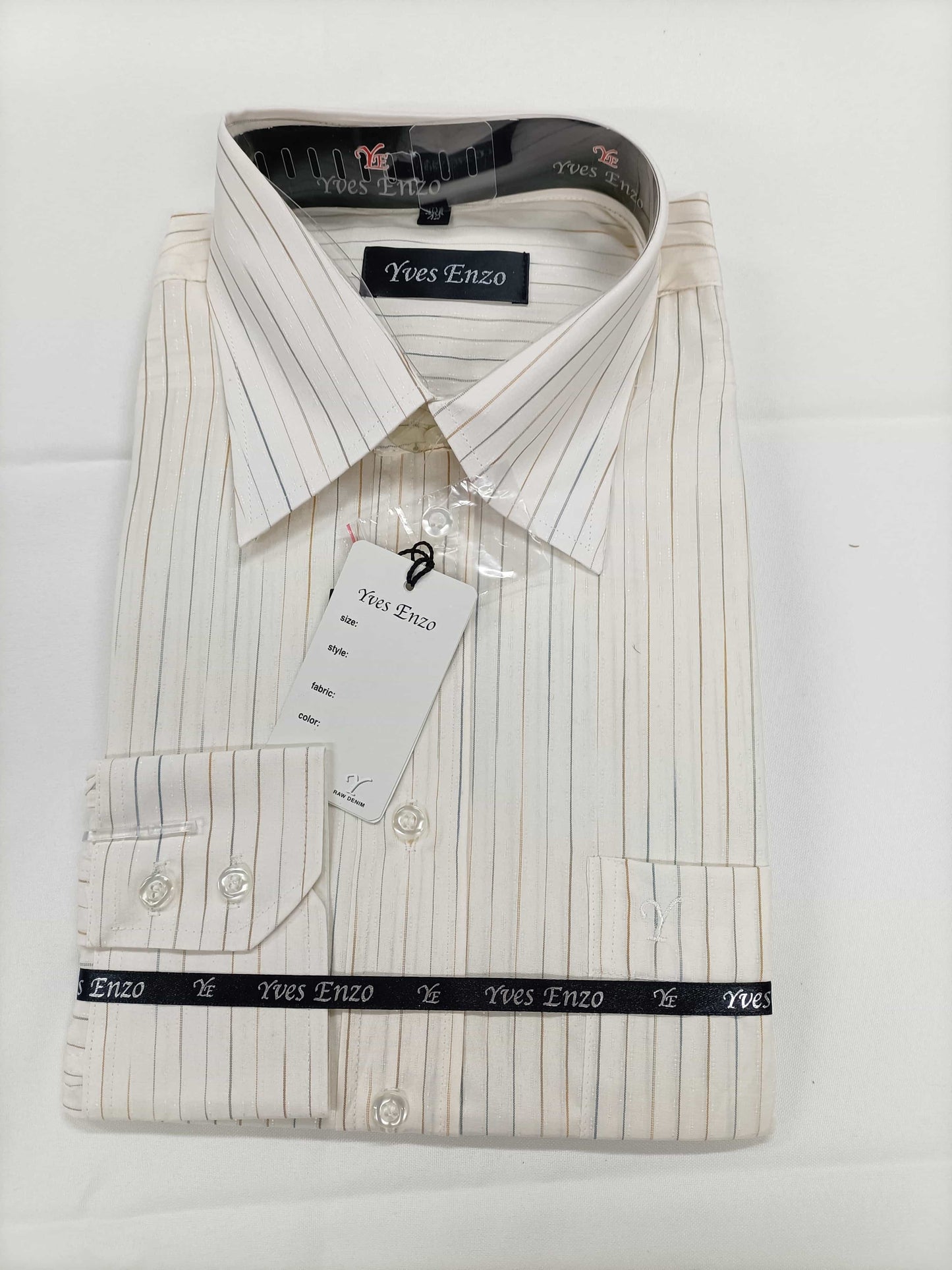 chemise-yves-enzo-beige-rayée-taille-42-(l)-la-friperie-d'emilie-chemises-hommes-taille-l-0