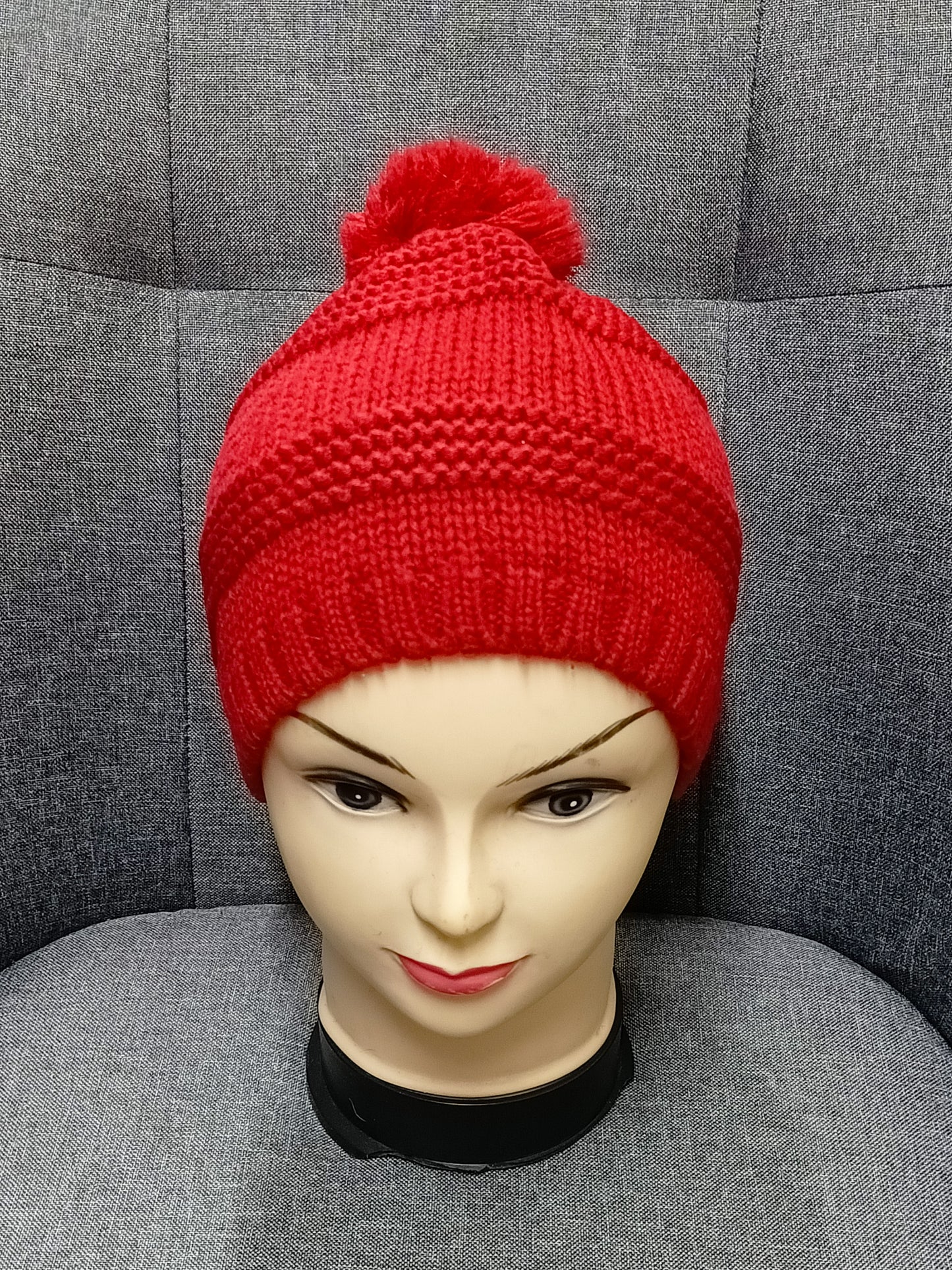 Bonnet Du pareil au Même rouge Taille 2-4 Ans