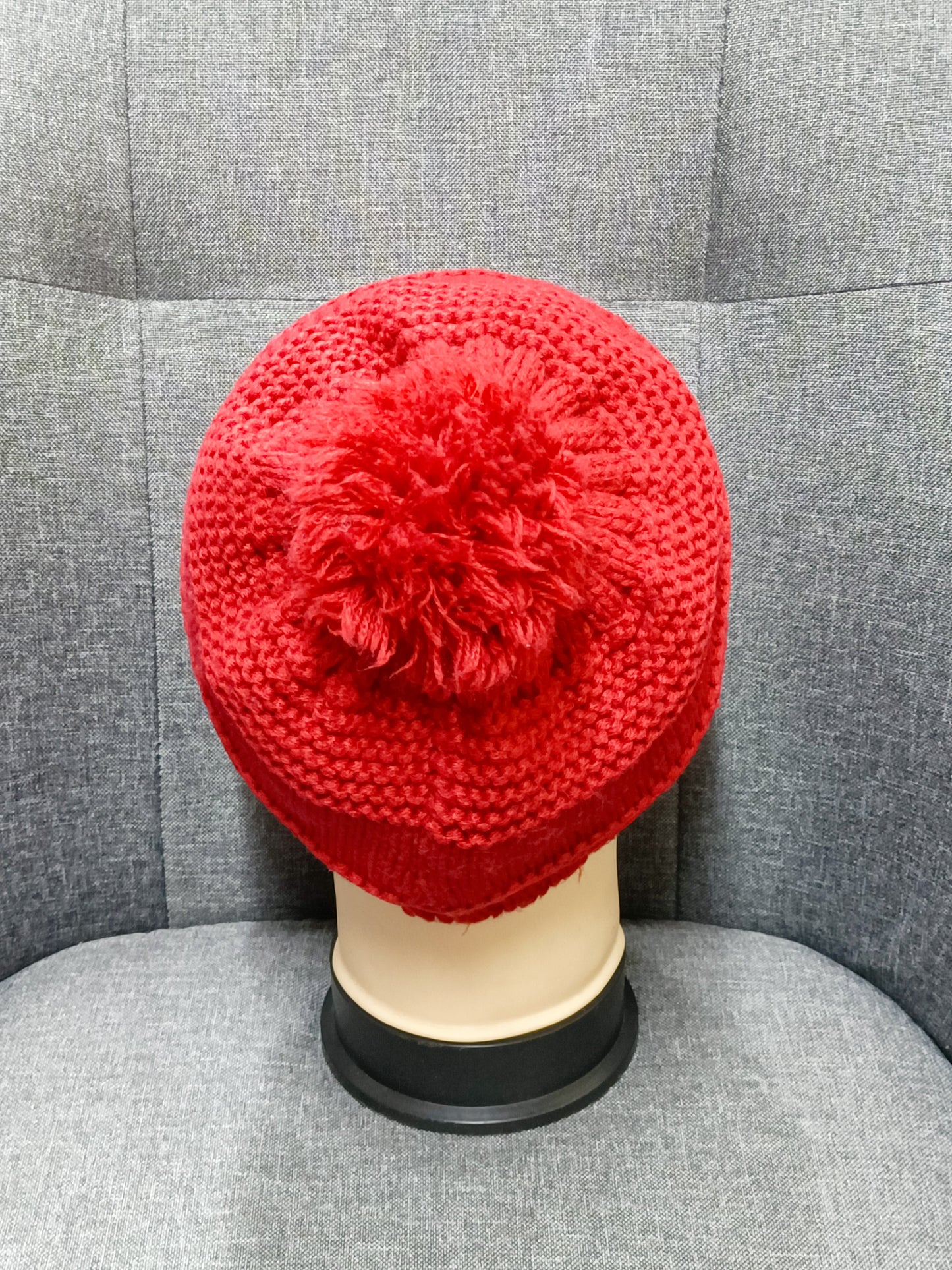 Bonnet Du pareil au Même rouge Taille 2-4 Ans