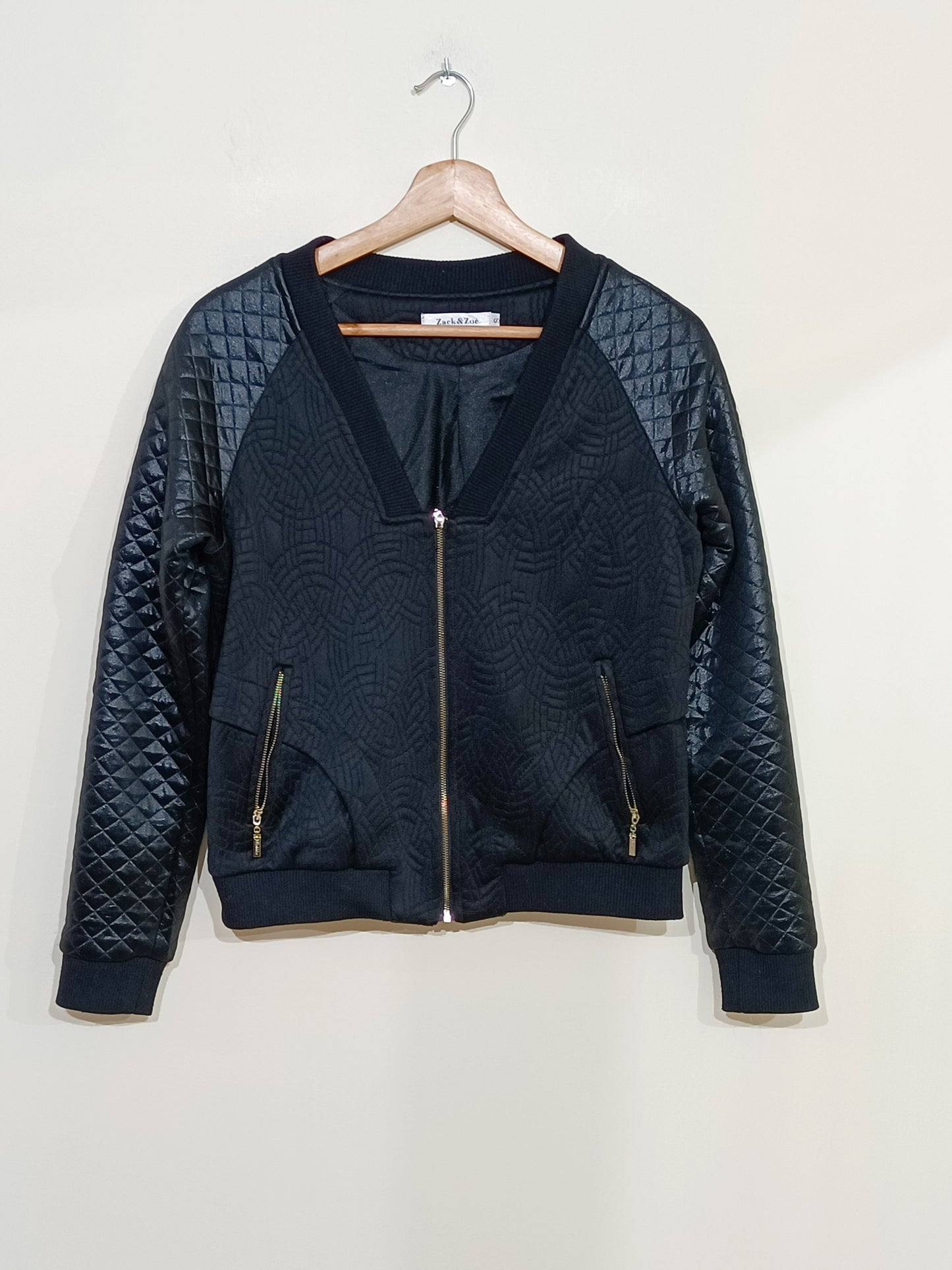 Veste zippée Zack & Zoé noire Taille S