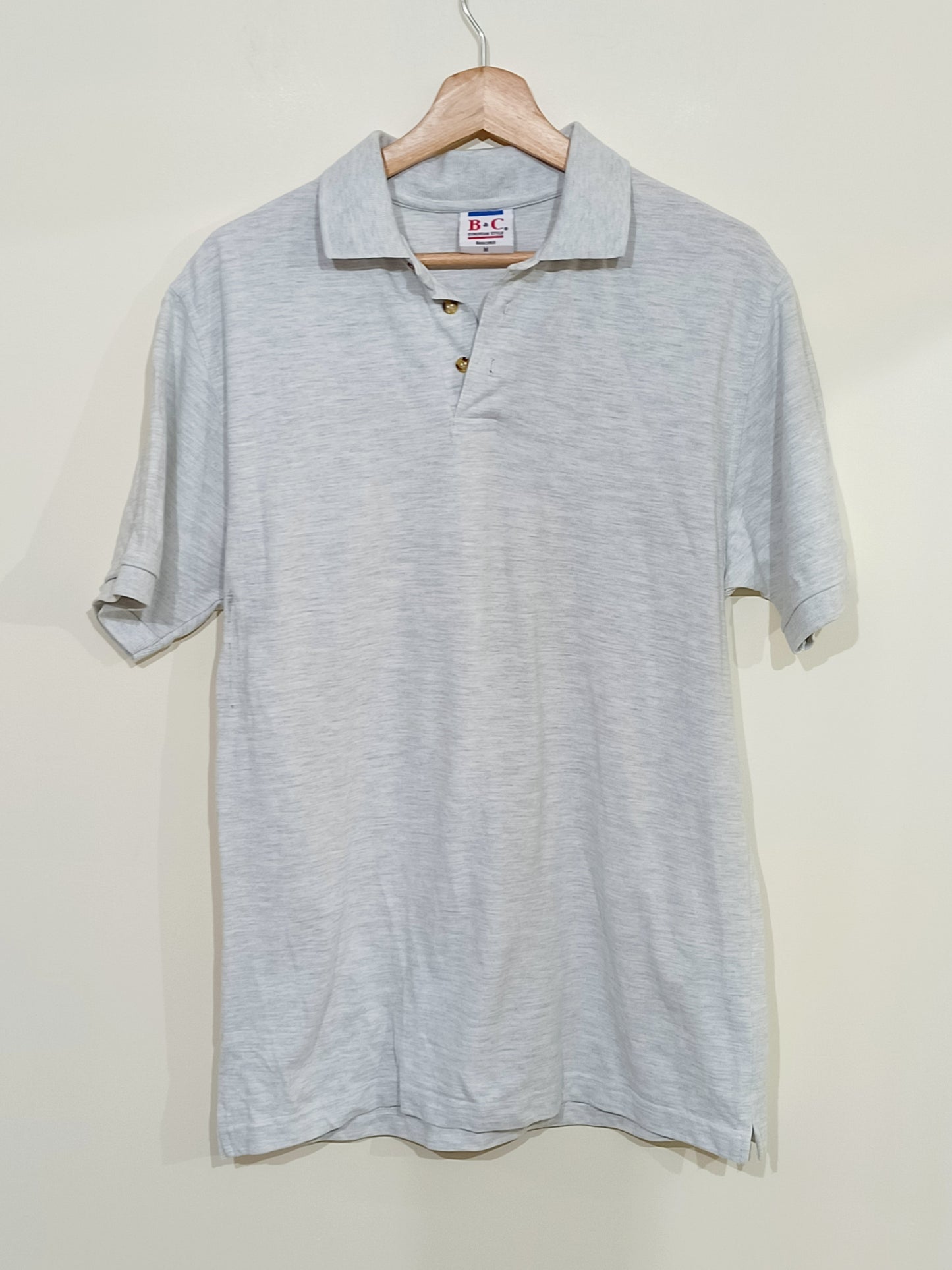 Polo B&C gris chiné Taille M