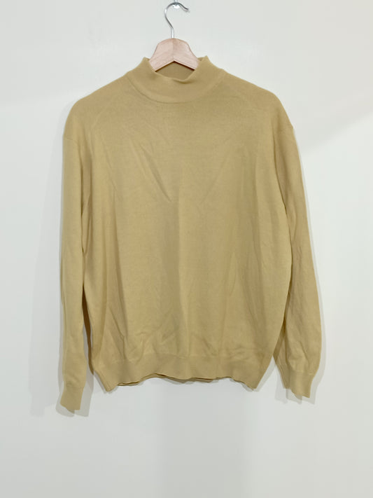 Pull col montant ocre Taille XL