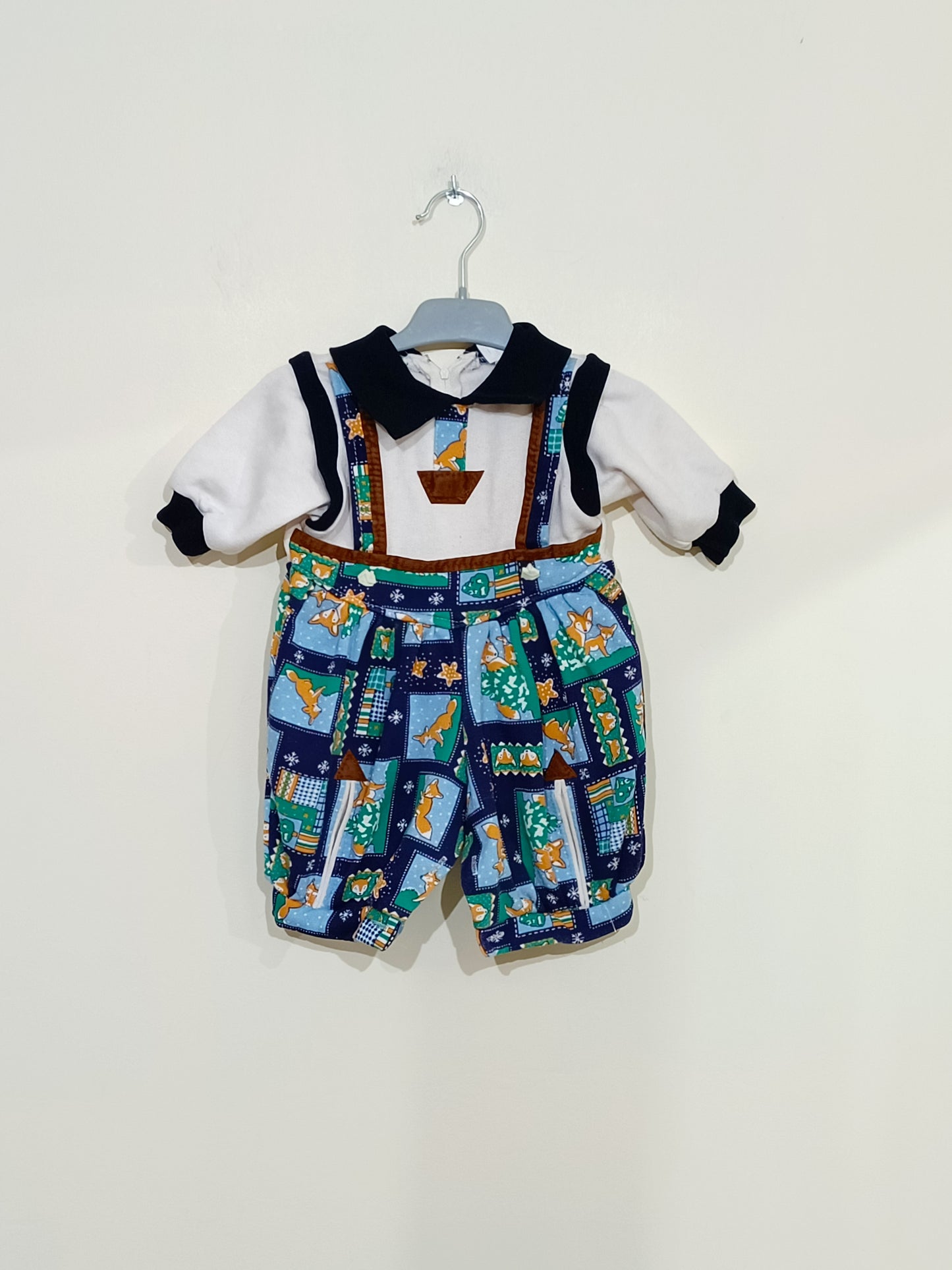 Combinaison sans pied motifs renardeau Taille 3 mois