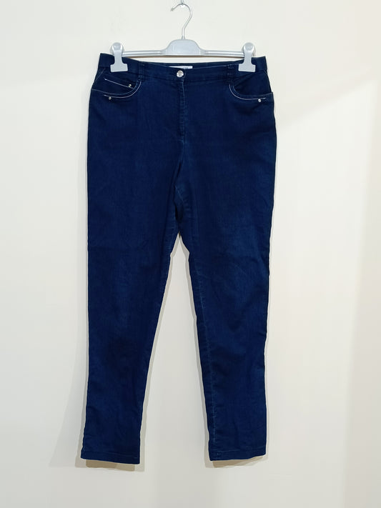 Jeans Christine Laure bleu marine Taille 42