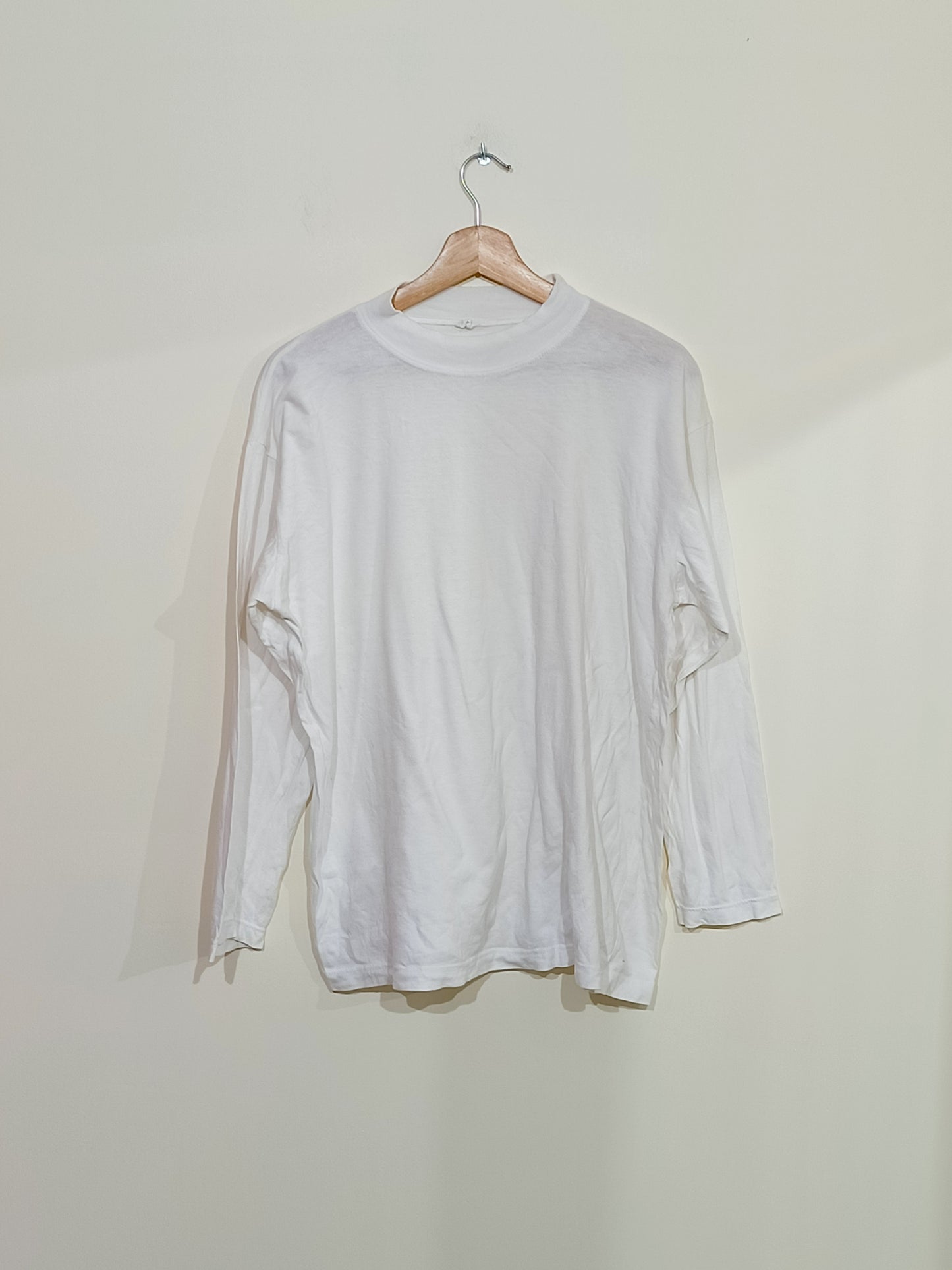 T-shirt manches longues blanc Taille L