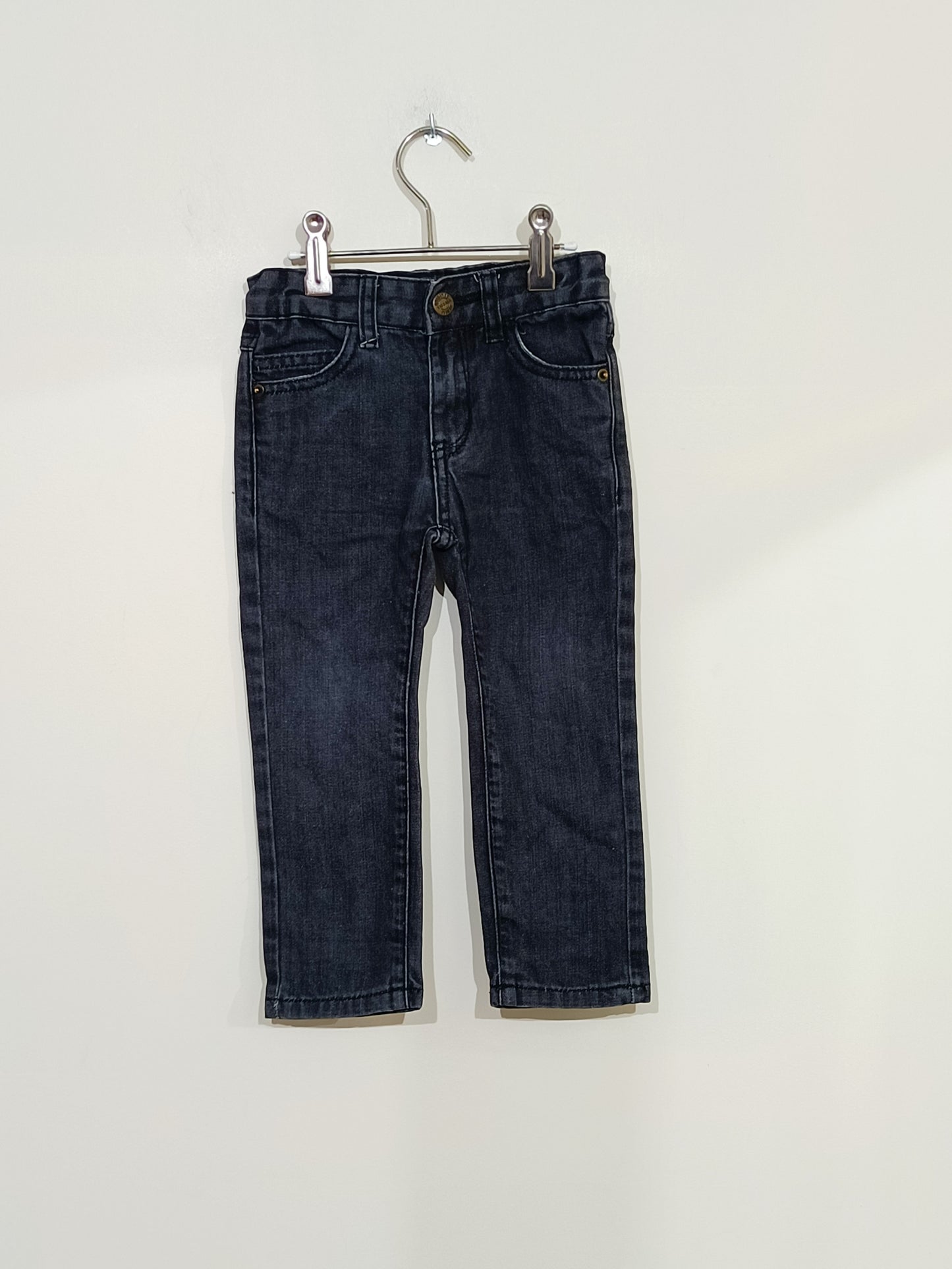 Jeans Tissaia noir délavé Taille 3 Ans