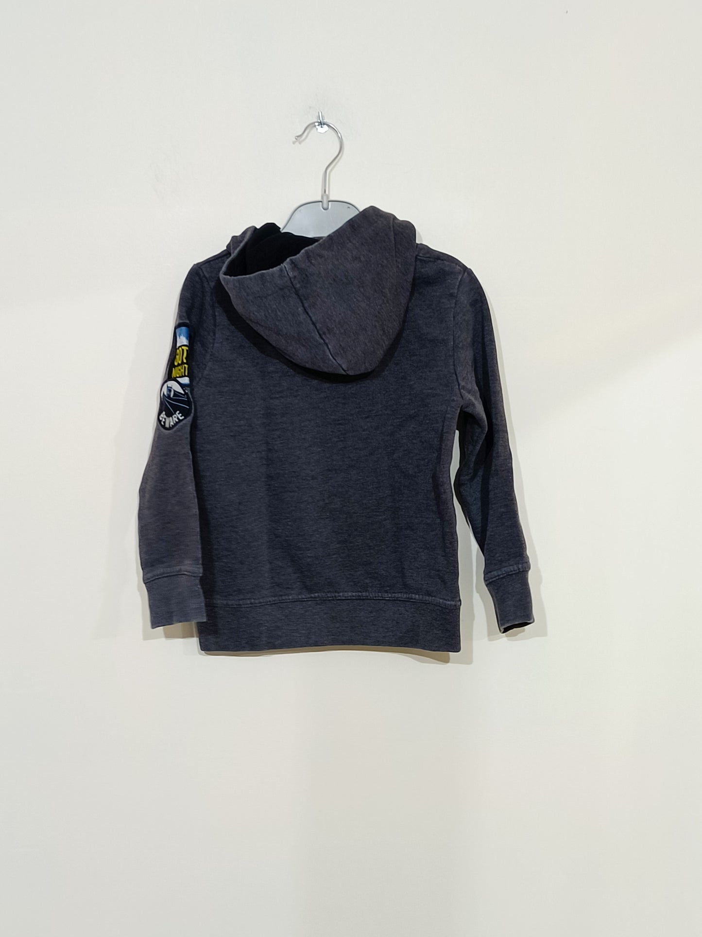 Sweat Batman gris anthracite avec broderie Taille 6 Ans