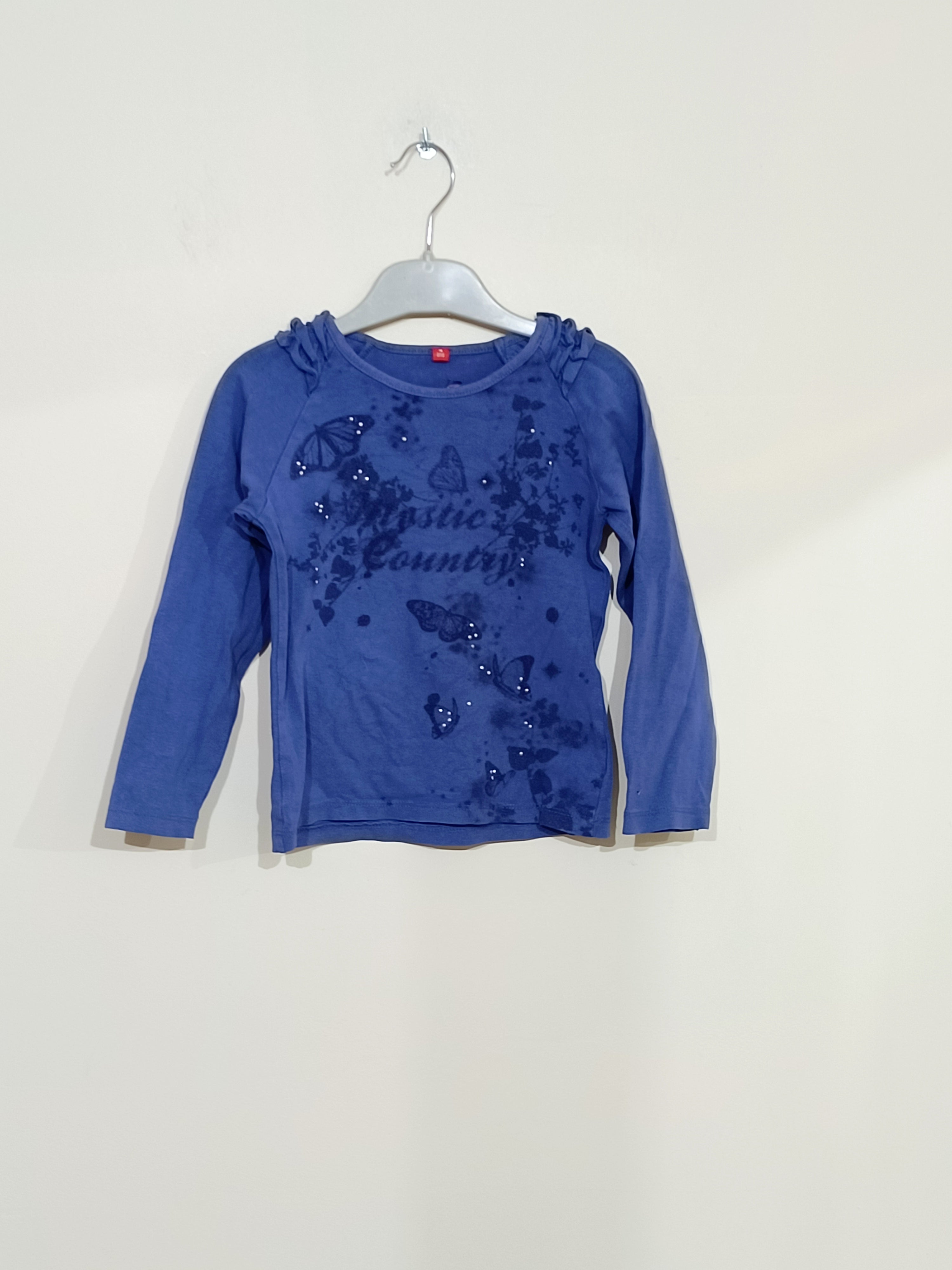 T shirt manches longues Tissaia violet Taille 4 Ans LA Friperie