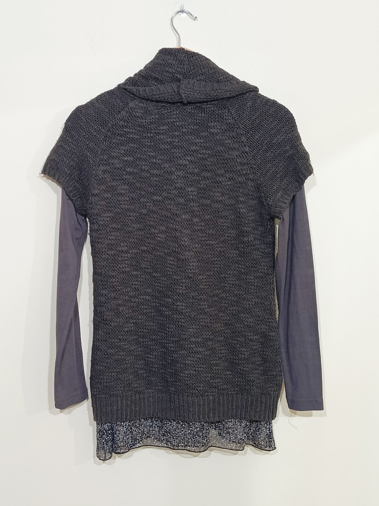 Pull fantaisie avec col Mado et les Autres marron Taille S