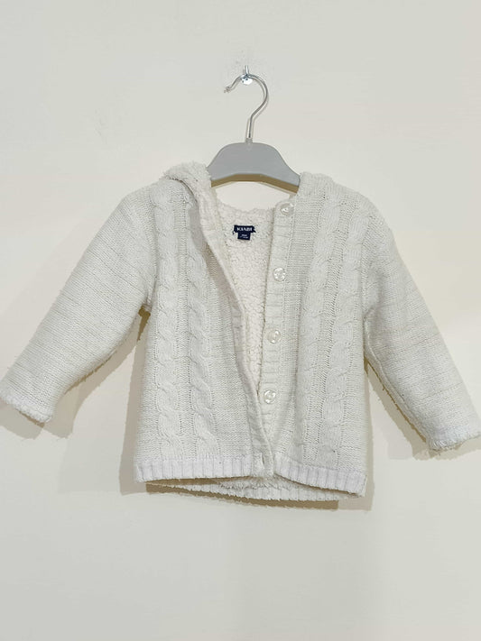 manteau-en-maille-doublé-polaire-kiabi-blanc-avec-fils-dorés-taille-18-mois-la-friperie-d'emilie-manteaux-filles-taille-18-mois-0