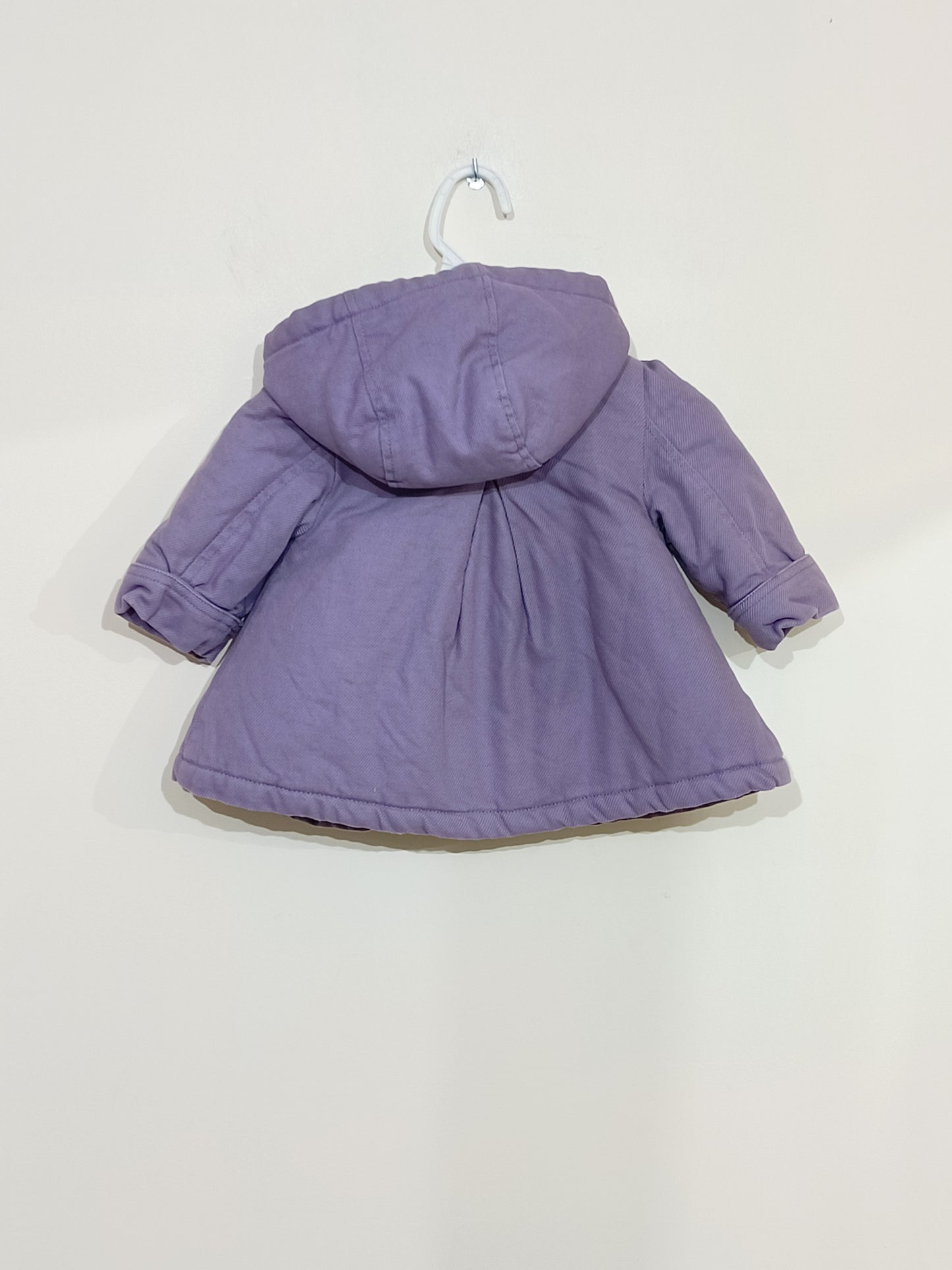 Manteau Tape à l'Œil violet avec capuche Taille 6 Mois