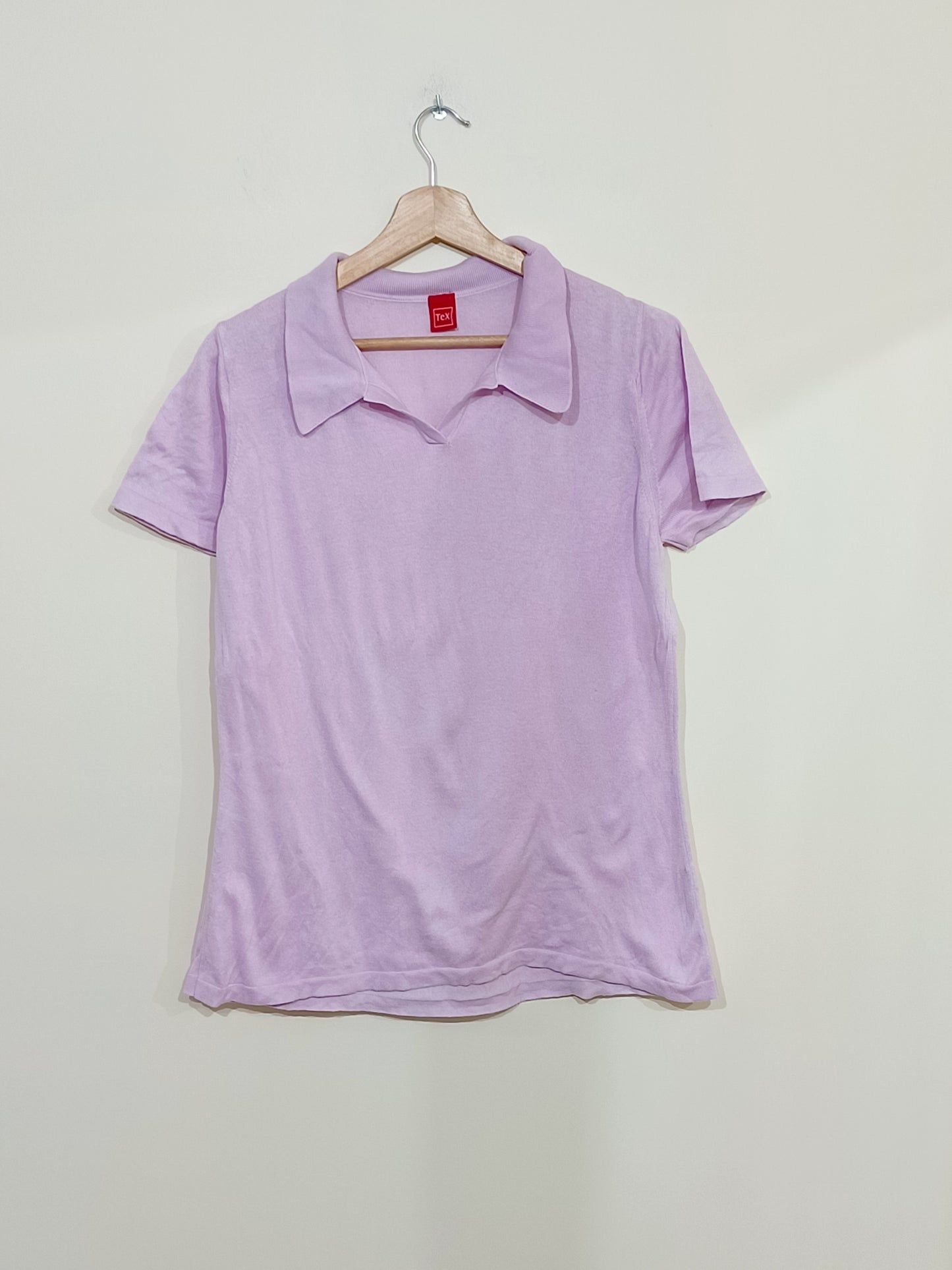 Polo manches courtes Tex rose Taille 46/48