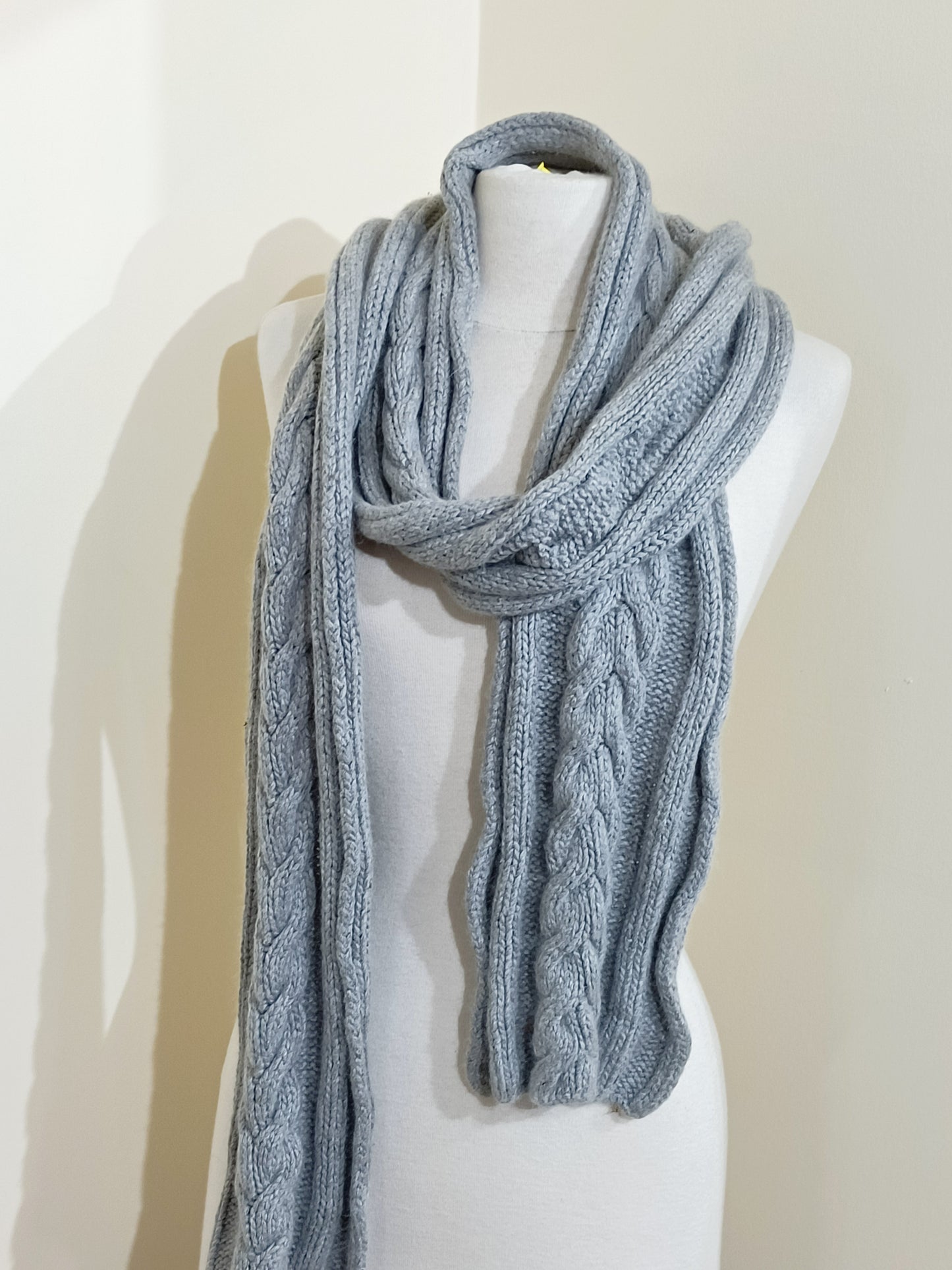 Echarpe en maille Celio grise