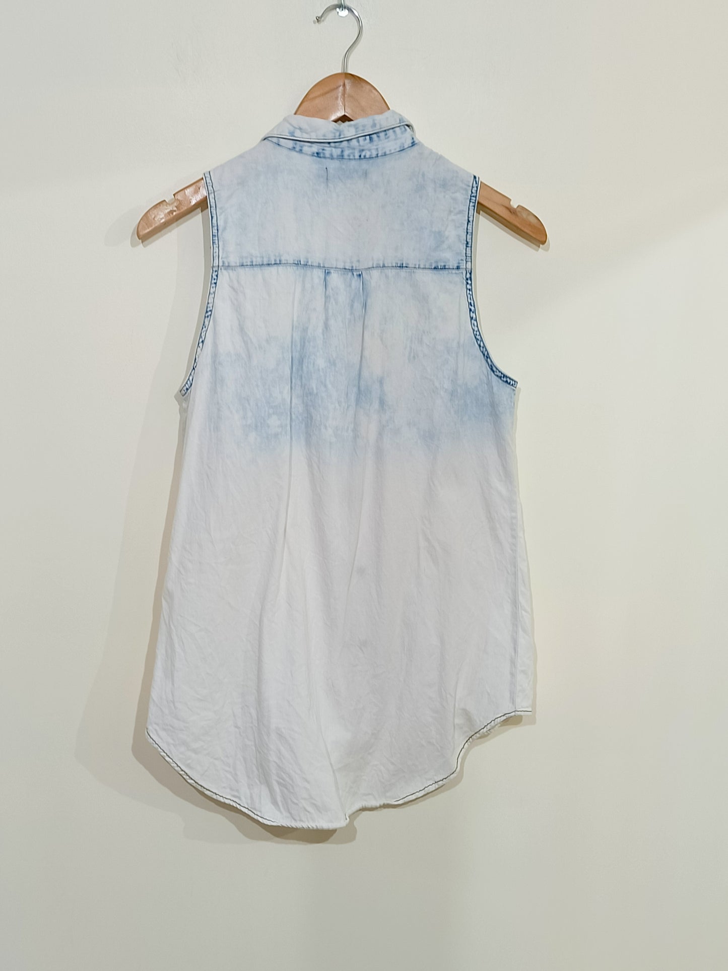 Chemise sans manche Jennyfer jeans délavé Taille M