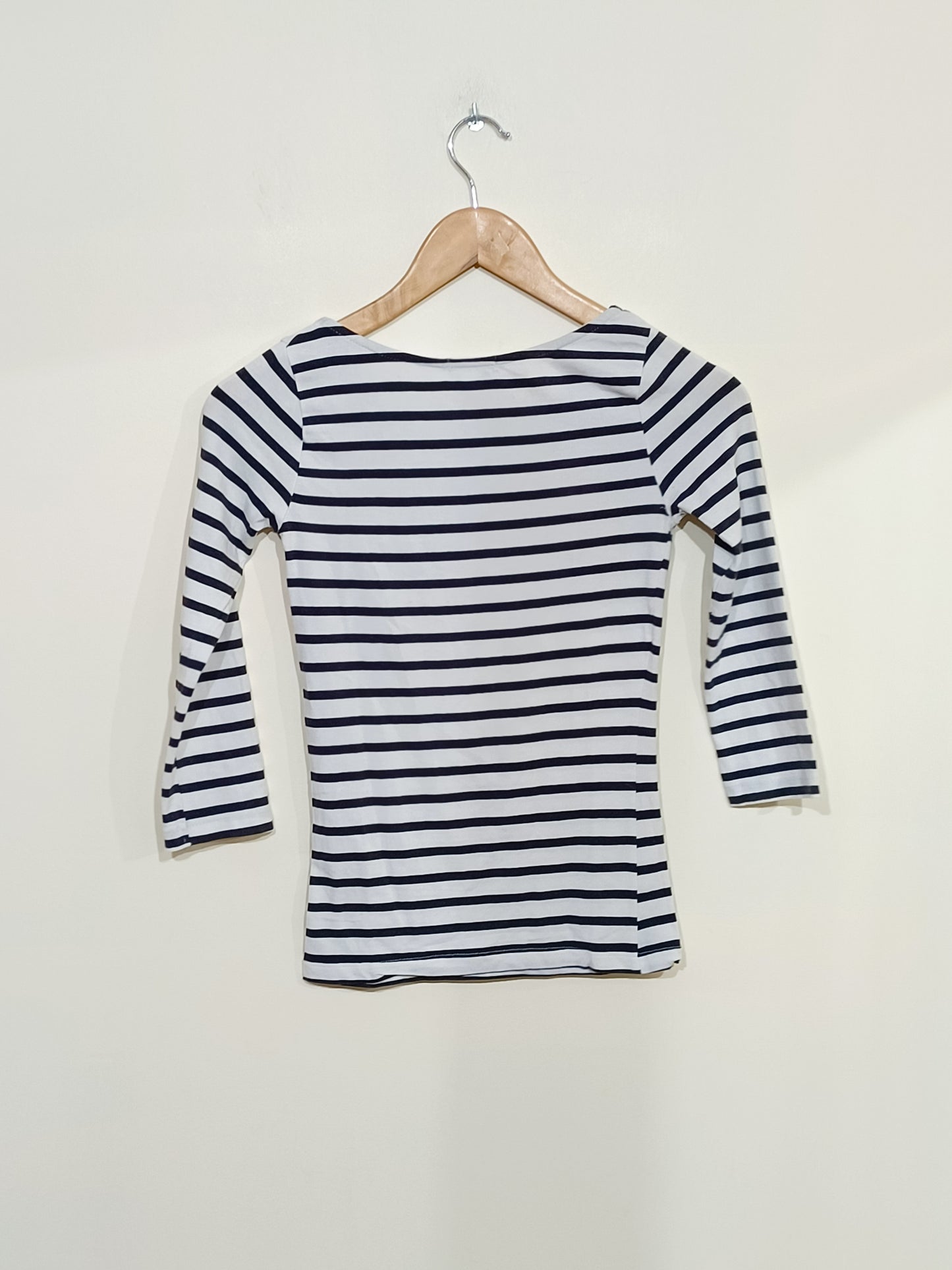 T-shirt manches 3/4 Jennyfer rayé noir et blanc Taille XS