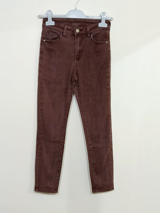 Jeans Shein Marron Taille 10 Ans (XXS)