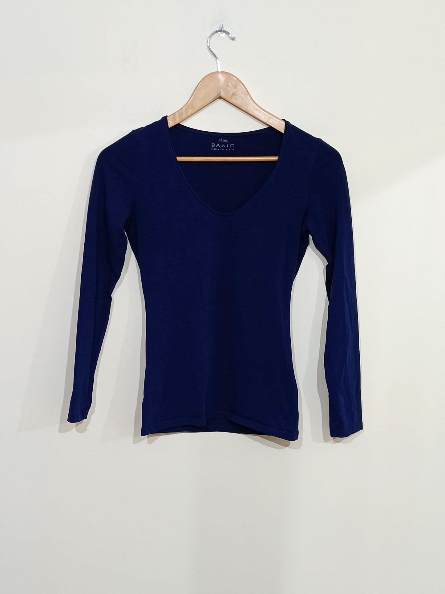 T-shirt manches longues Mim bleu marine Taille S