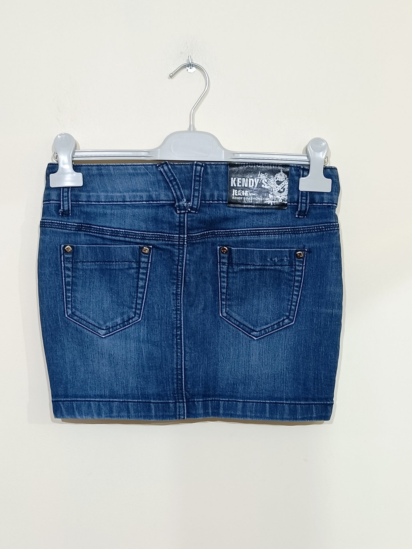 Mini jupe en jeans Kendy's bleue Taille 38