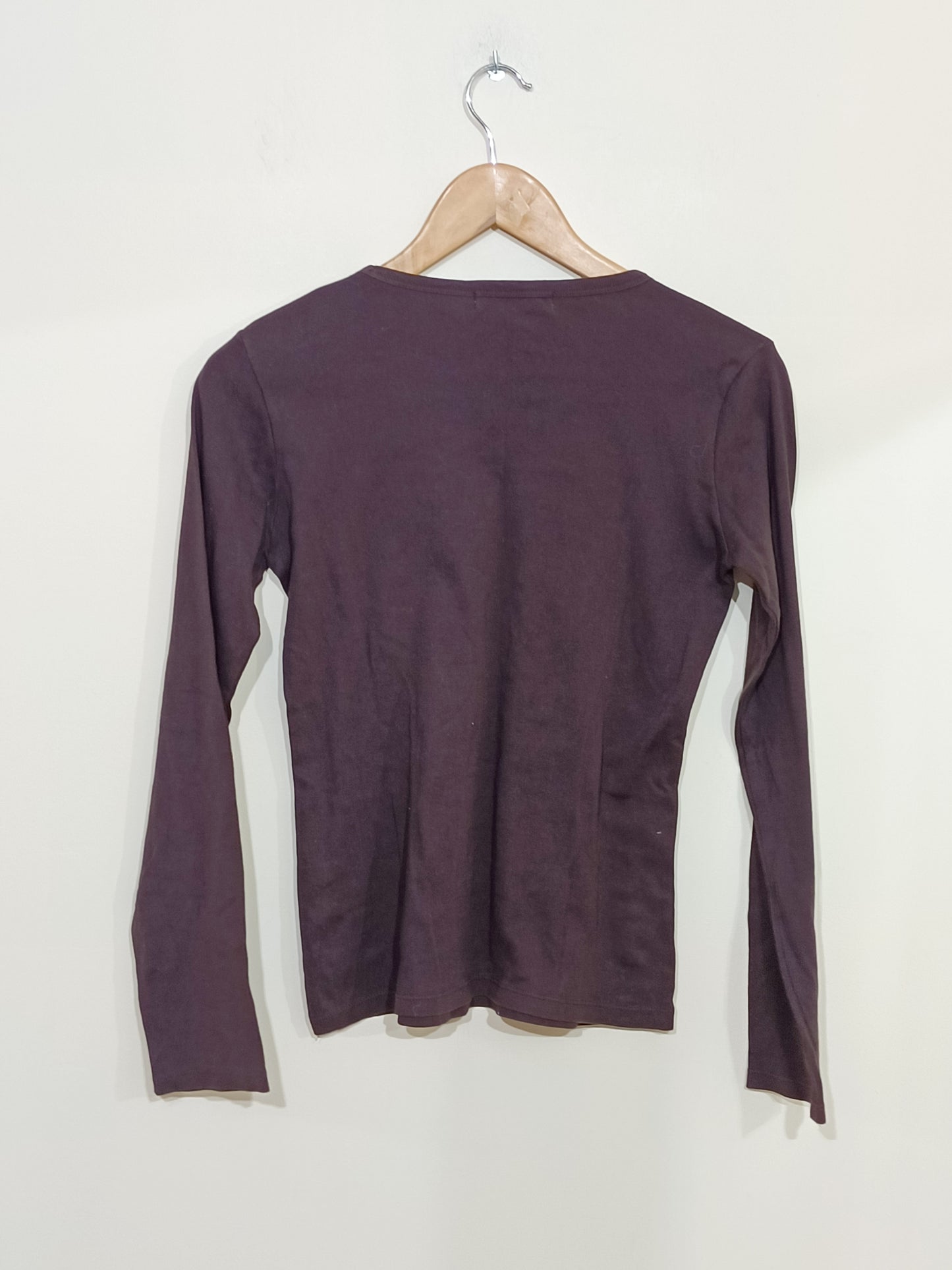 T-shirt manches longues Cache-Cache marron Taille M