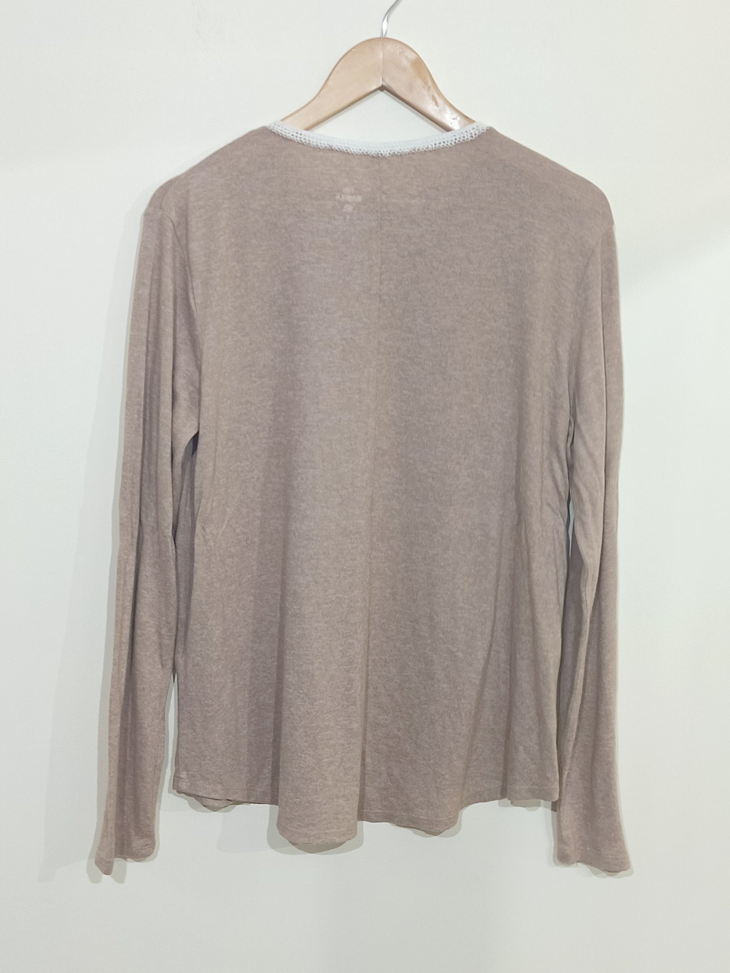 Pull fin C&A beige foncé Taille L