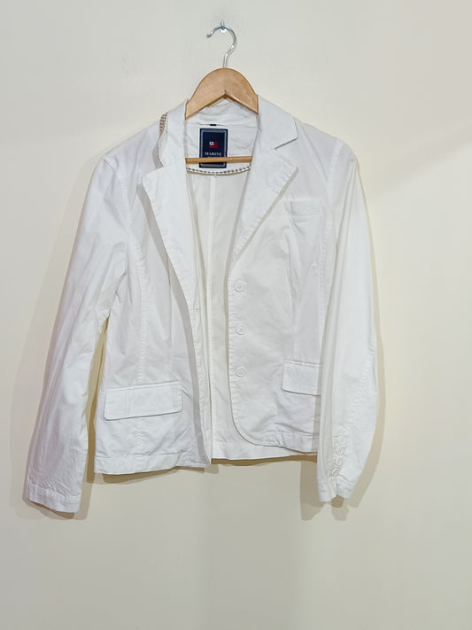 Veste blanche Marine Bleu blanche Taille 38