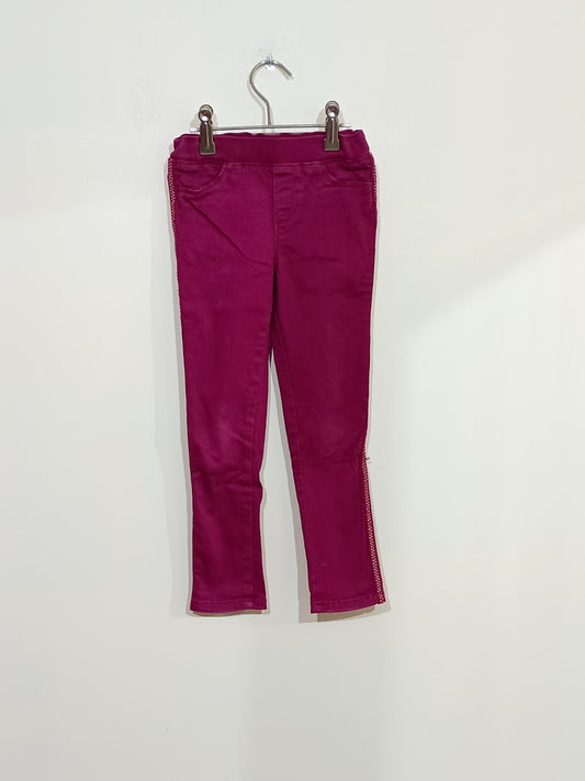 Tregging Okaïdi bordeaux avec liseré doré Taille 5 Ans