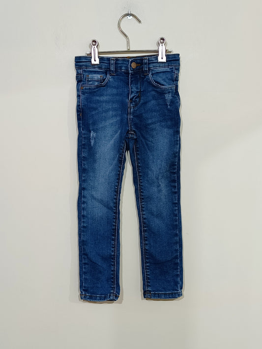 Jeans Vertbaudet bleu slim Taille 4 Ans