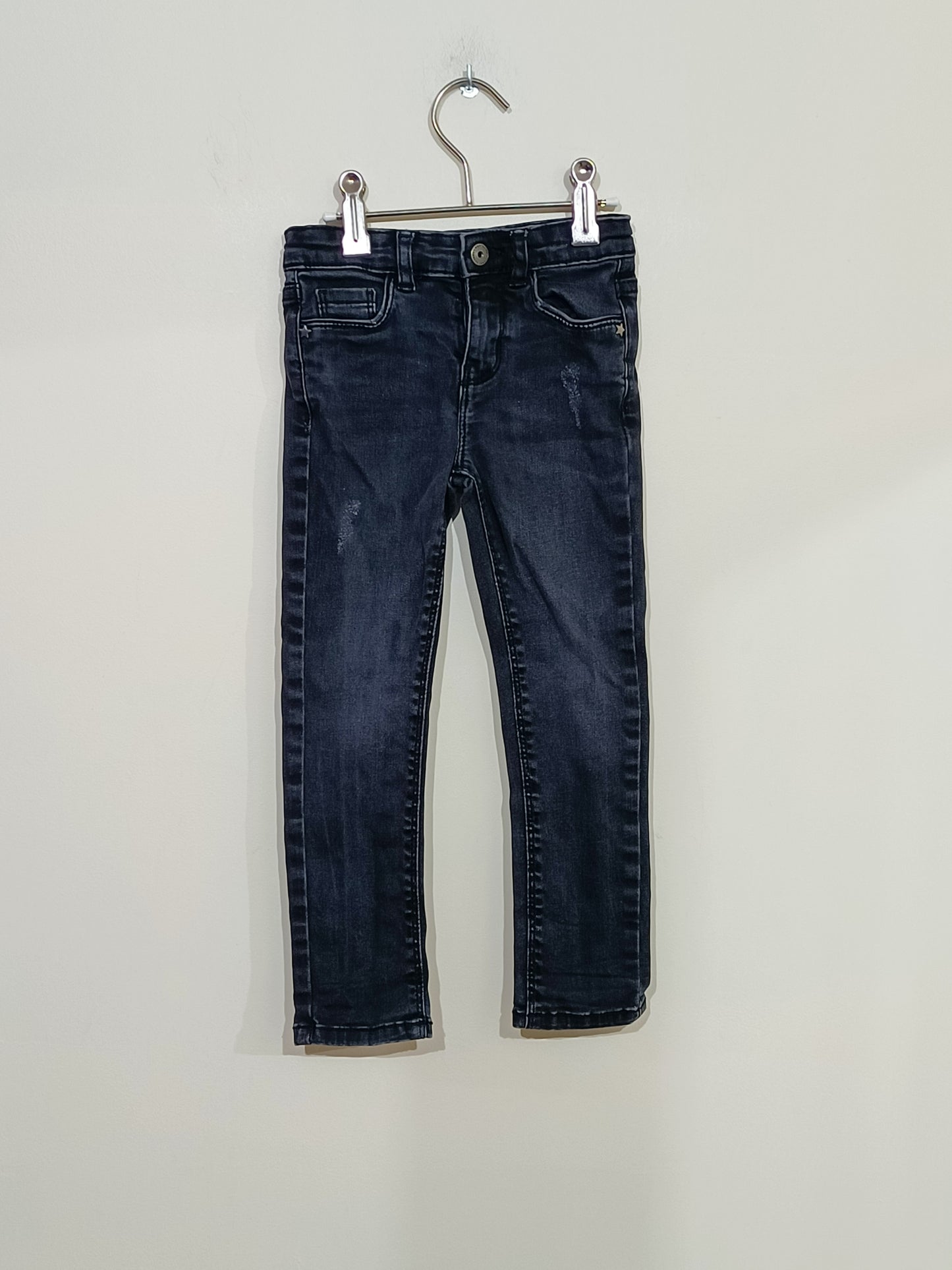 Jeans Vertbaudet noir slim Taille 4 Ans