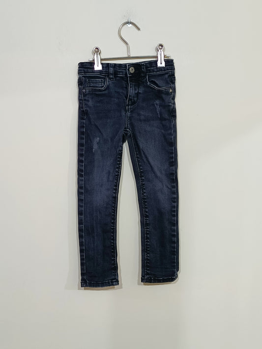 Jeans Vertbaudet noir slim Taille 4 Ans