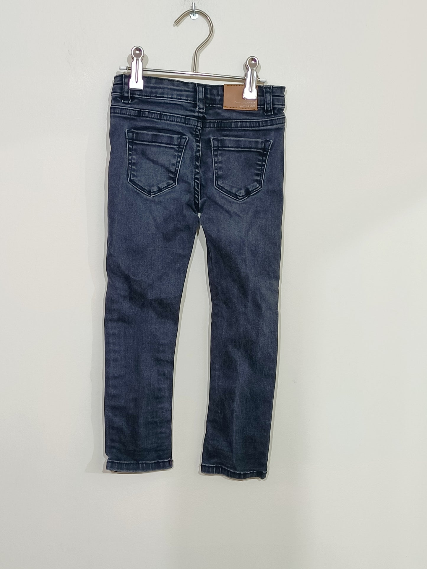 Jeans Vertbaudet noir slim Taille 4 Ans