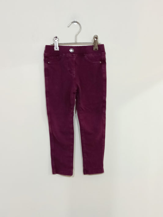 Jegging bordeaux Taille 4 Ans