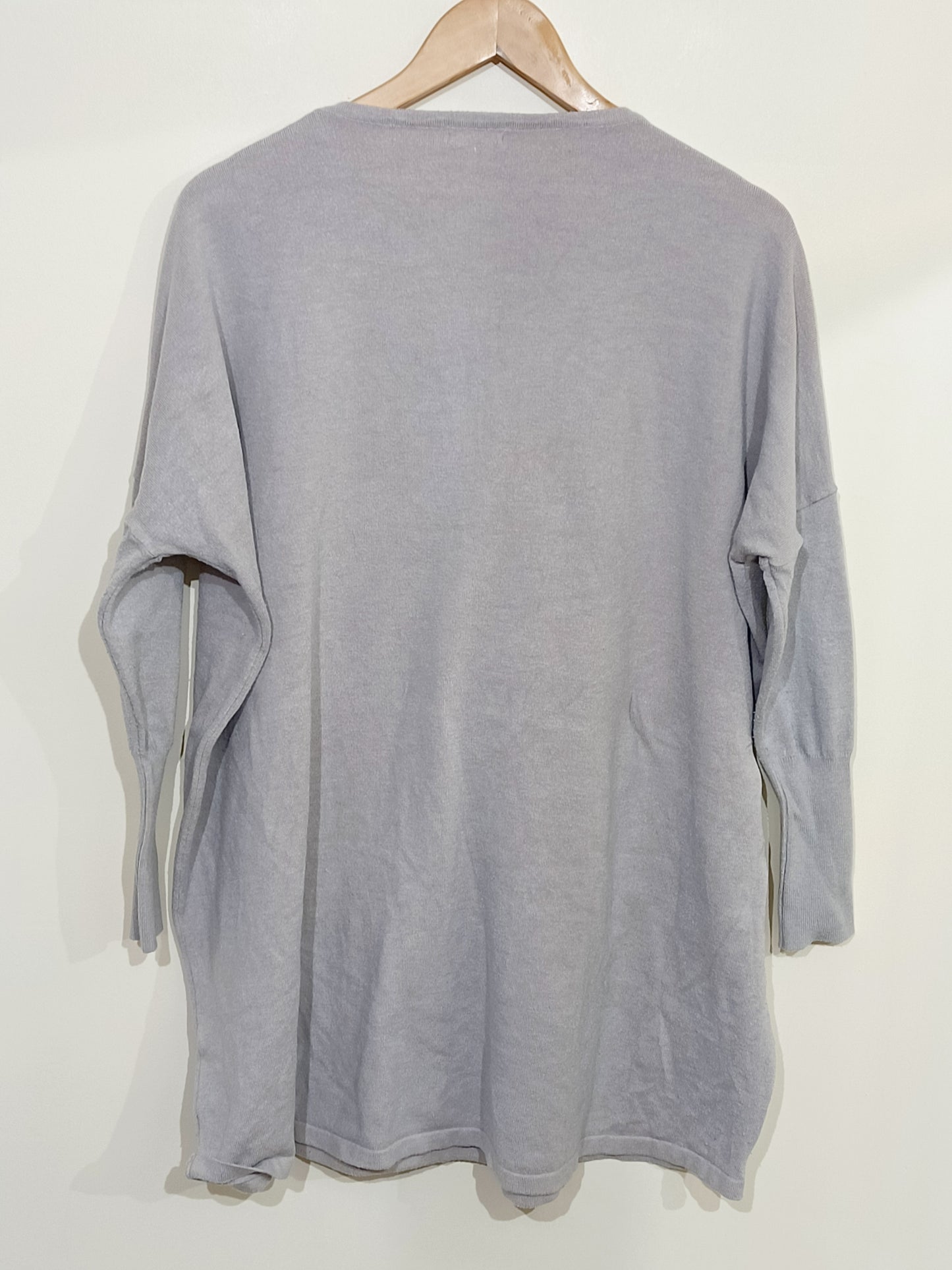 Pull Moëwy beige foncé manches 3/4 Taille XXL/XXXL