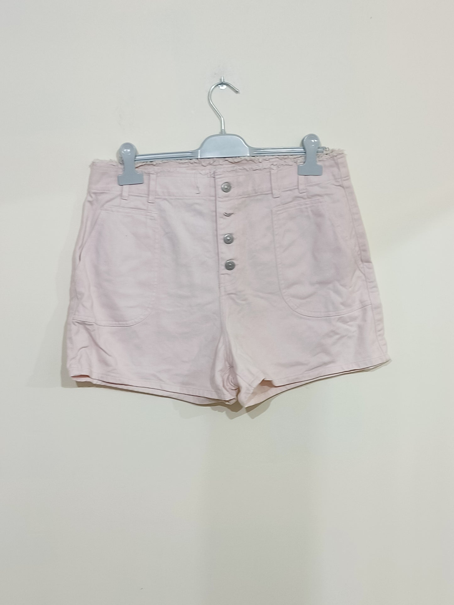Short en jeans Kiabi rose clair Taille 42