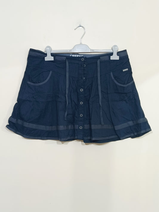 Mini-jupe Creeks bleue marine Taille 42