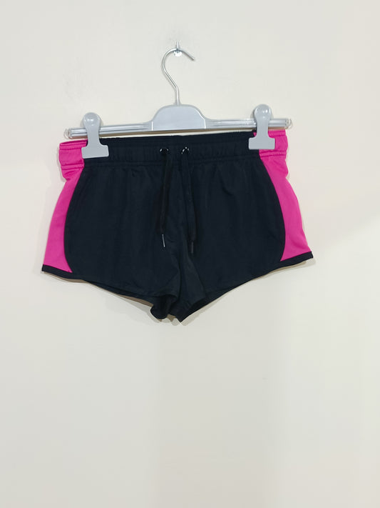 Short Crivit noir et rose Taille XS