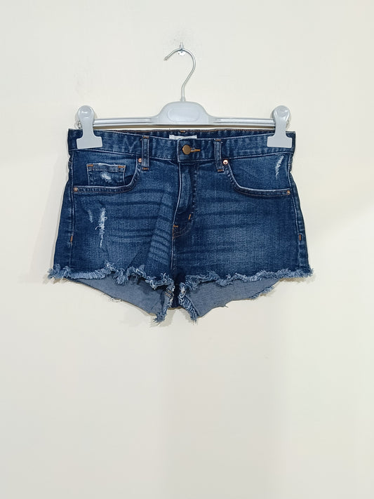 Short en jeans H&M bleu foncé Taille 36