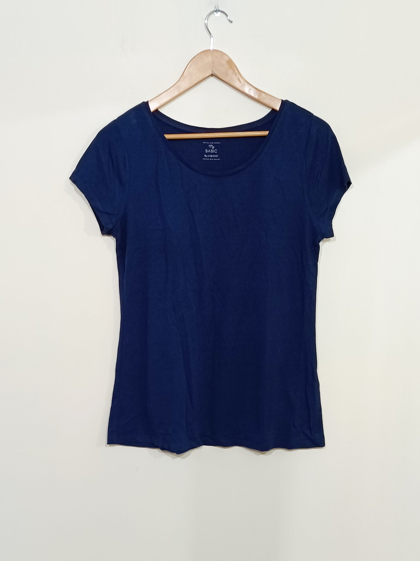 T-shirt Camaïeu bleu marine Taille L