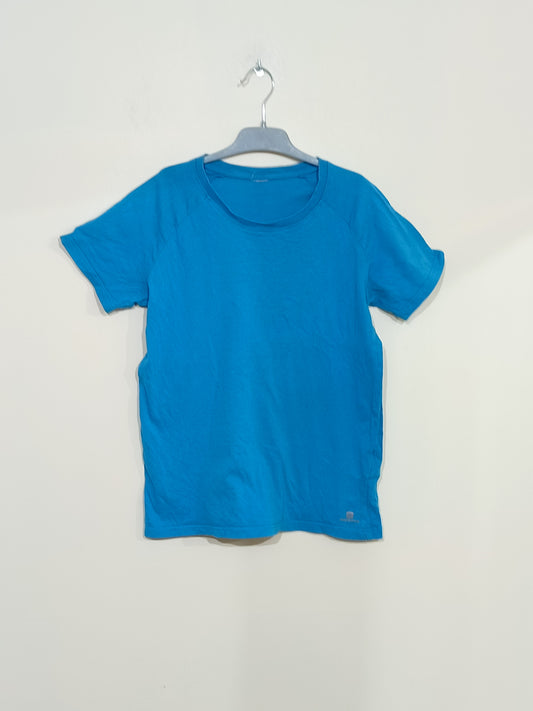 T-shirt Domyos bleu Taille 10/12 Ans