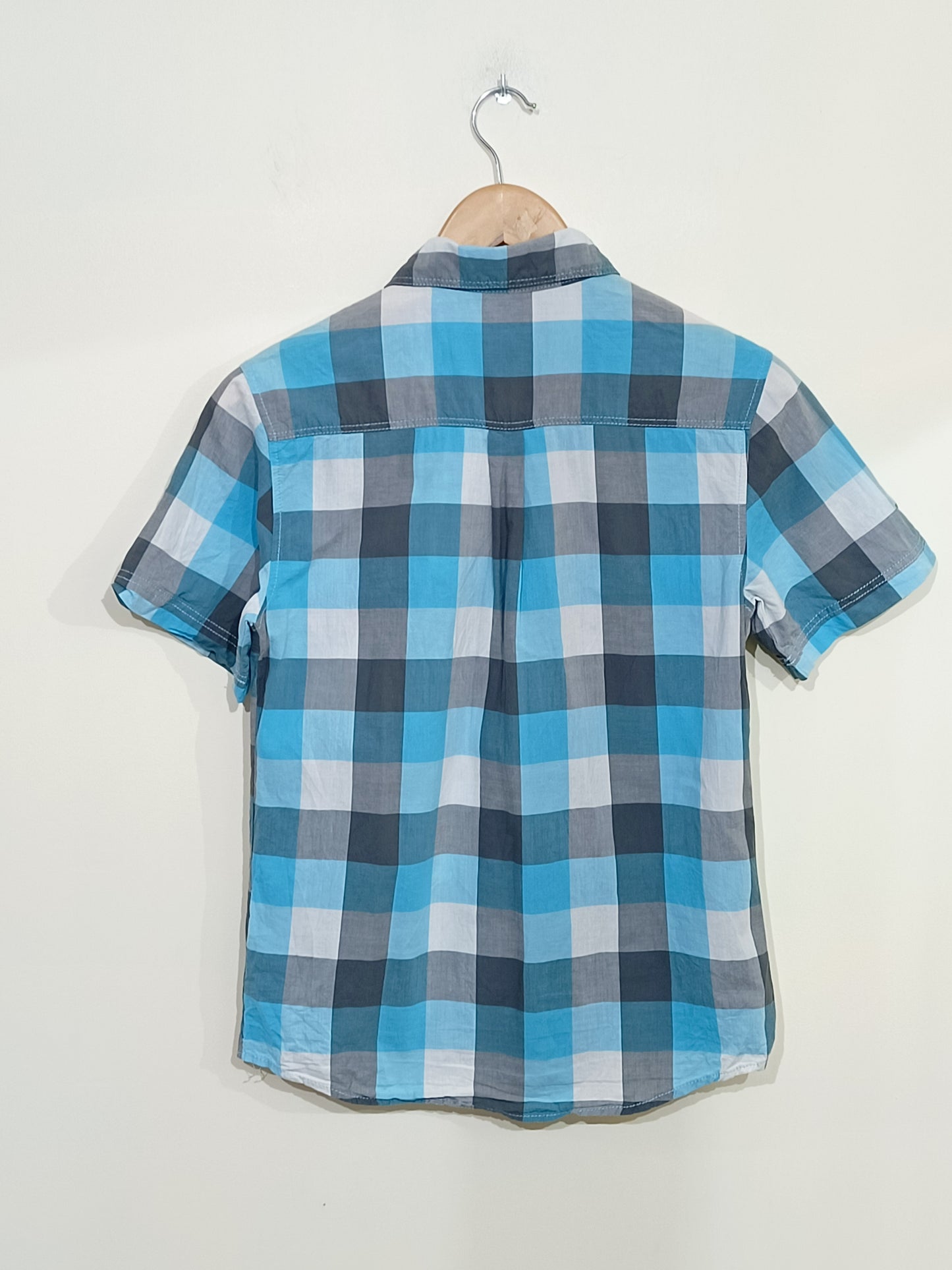 Chemise manches courtes By Kool à carreaux Taille 12 Ans