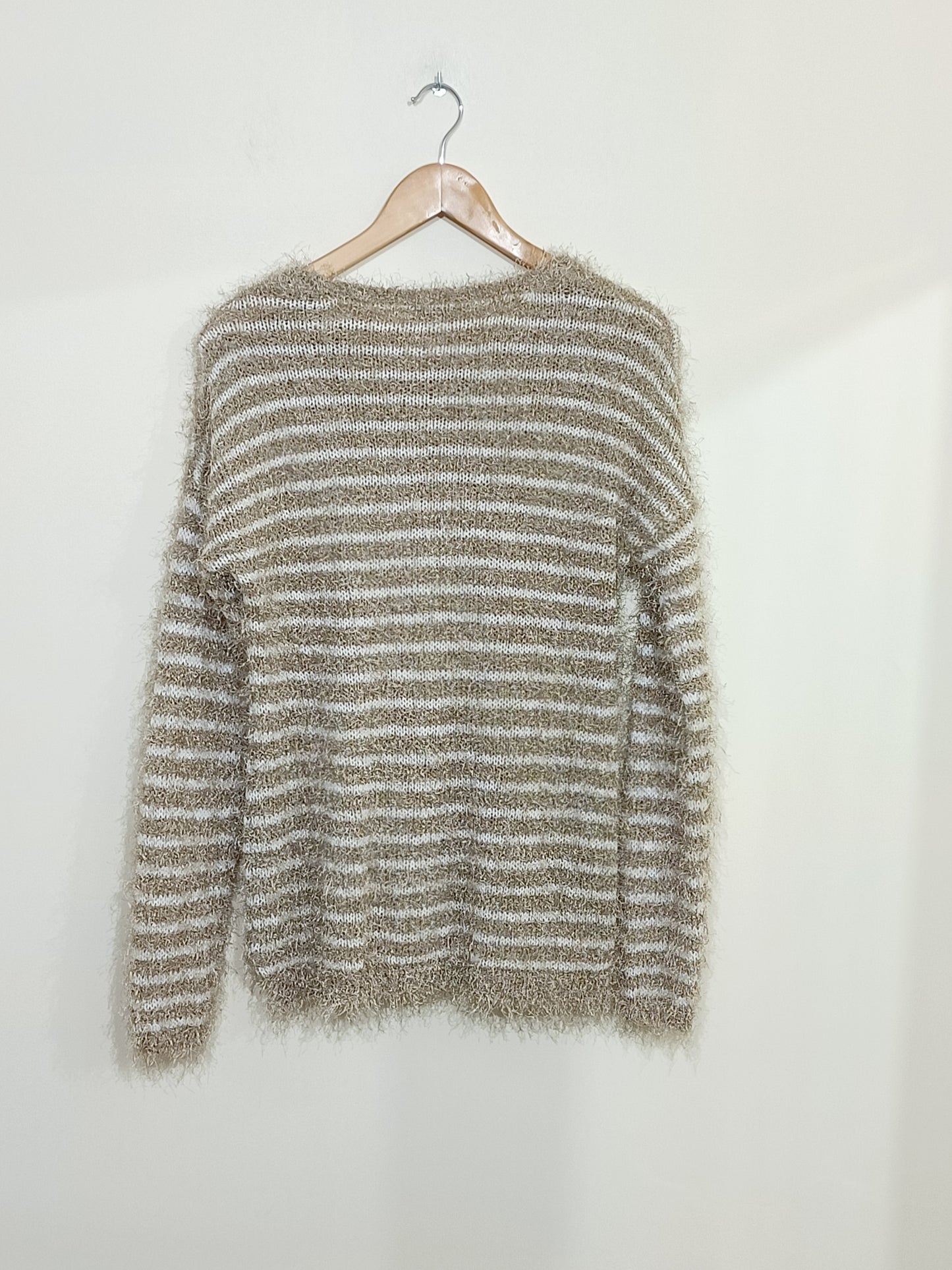 Pull maille poilue In extenso rayé Taille XL